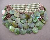 Green Shell Cha Cha Bracelet