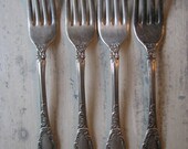 WM Rogers & Sons vintage forks, 4 in all