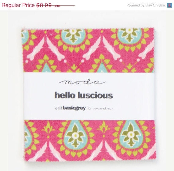 20% Off Hello Luscious  5" Charm Squares  By Moda