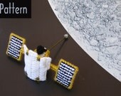 MESSENGER Spacecraft plastic canvas PATTERN (delivered by email as PDF)