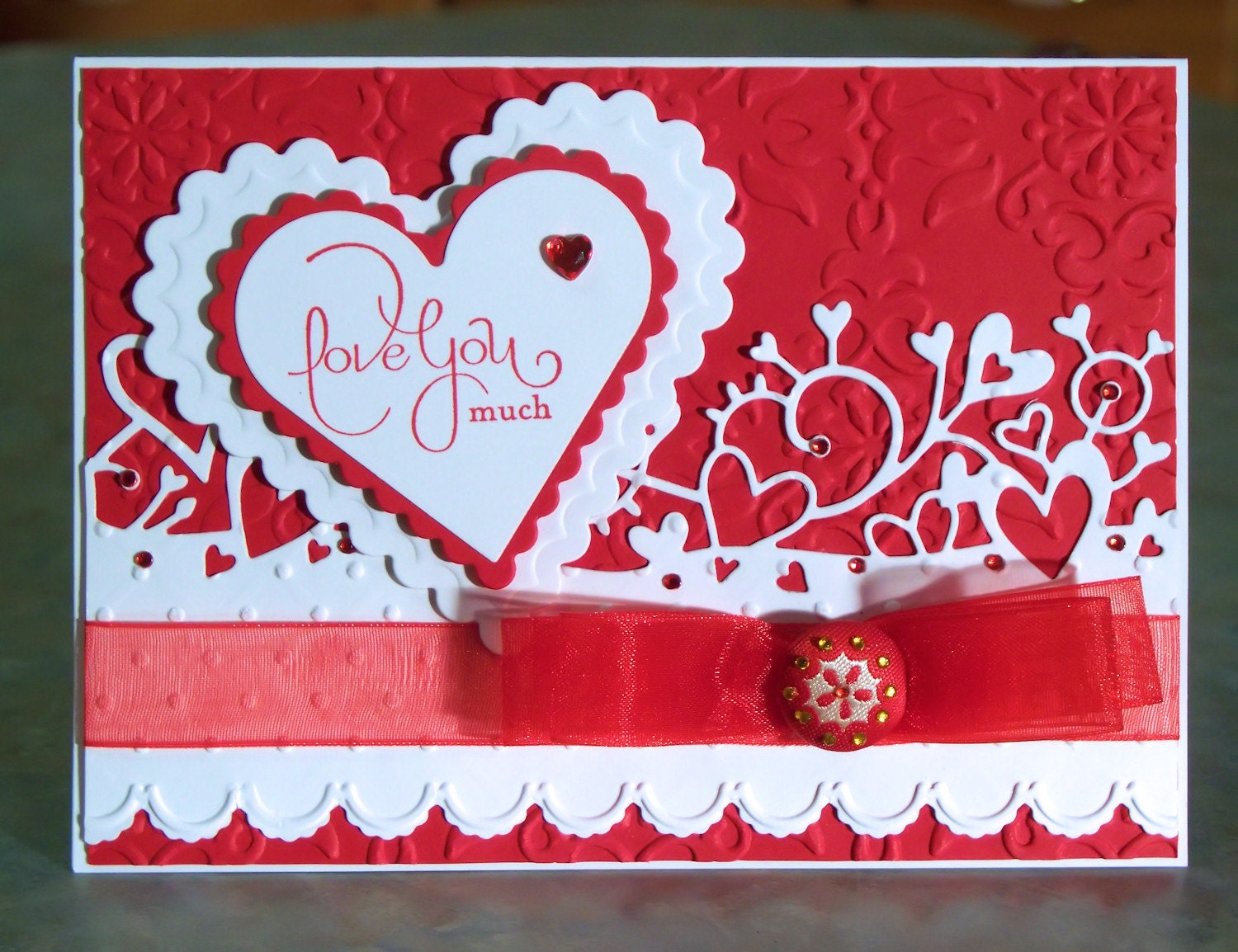 Love You Much Valentine or Anniversary Card