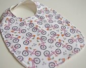 2012 Eco Collection Baby-Toddler Bib - Pink Bicycle