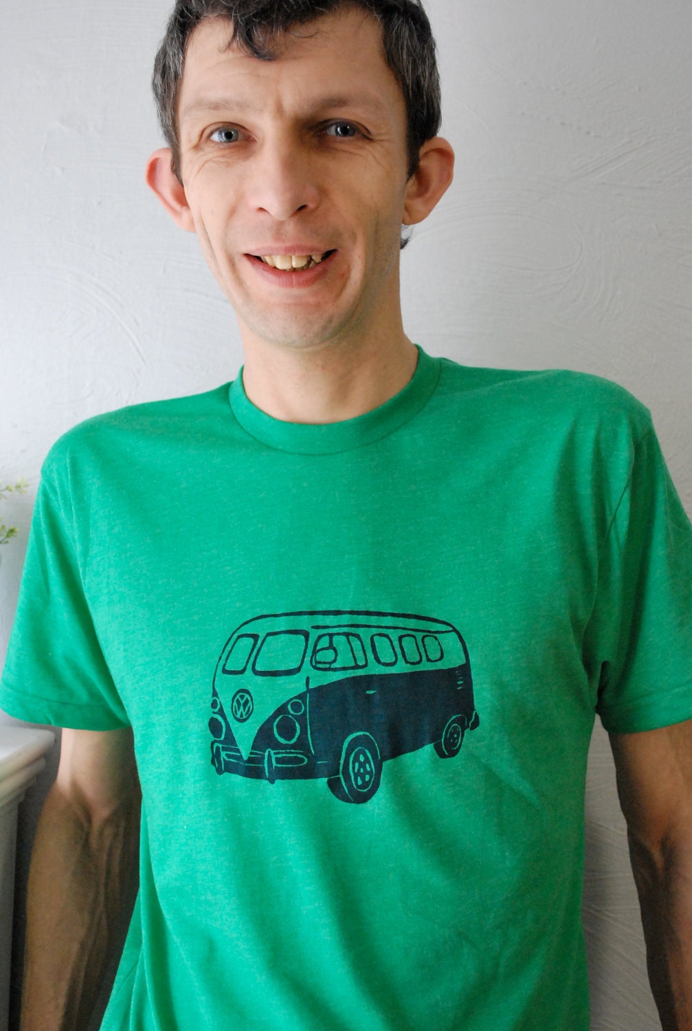 VW van Tshirt- Mens Womens American Apparel Shirt