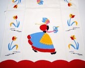 Vintage Dutch Maiden Towel