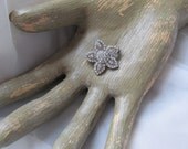 Vintage Brooch with Rhinestones