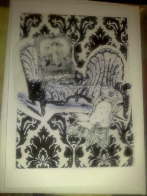 Handmade 3D Victorian Chairs - Furniture Any Occasion Card - Birthday, New Home, Mothers Day, Thinking of You