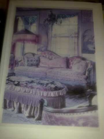 Handmade 3D Victorian Room - Furniture Any Occasion Card - Birthday, New Home, Mothers Day, Thinking of You