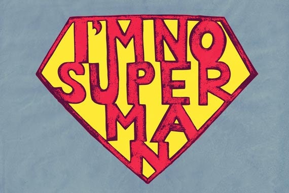 Superman by Lazlo Bane - 4x6 Inch Matte Photographic Lyrical Print