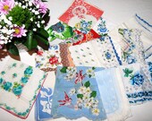 Handkerchief Blue Collection.....twelve