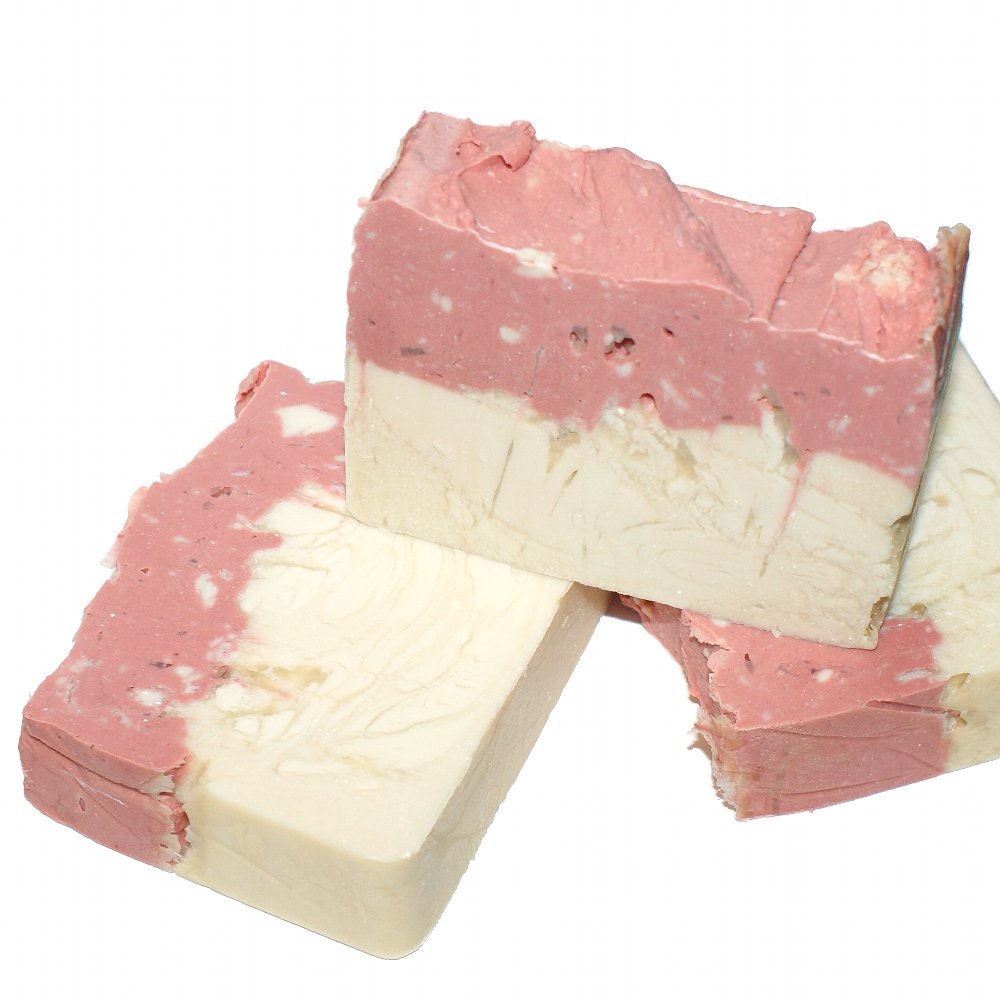 Handmade Pomegranate Cream Scented Shea Butter Soap