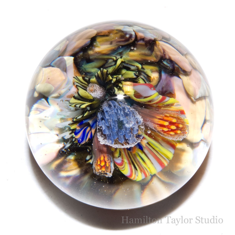 Reef Marble in Flameworked Glass