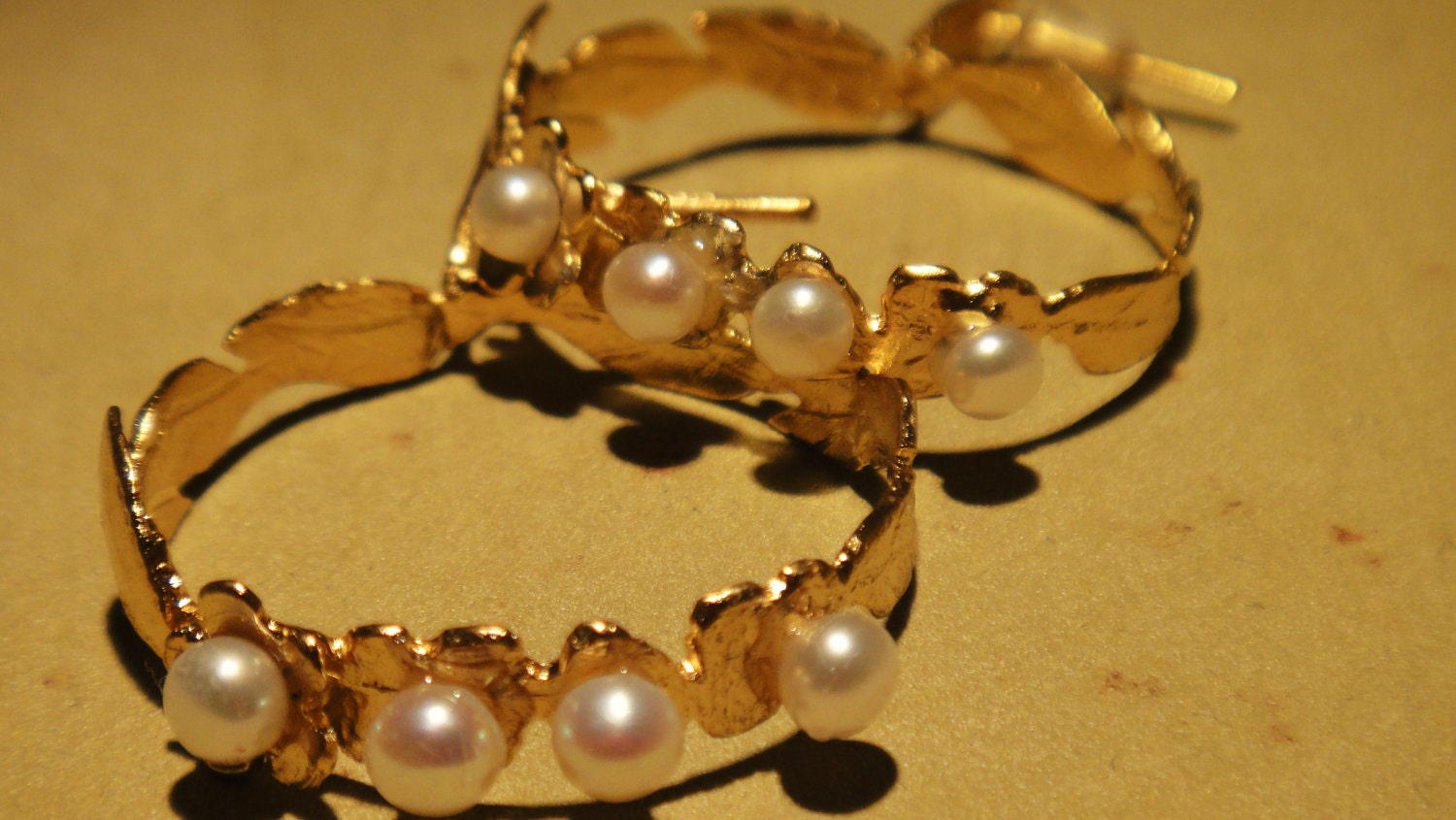 Pearl Flower Earrings