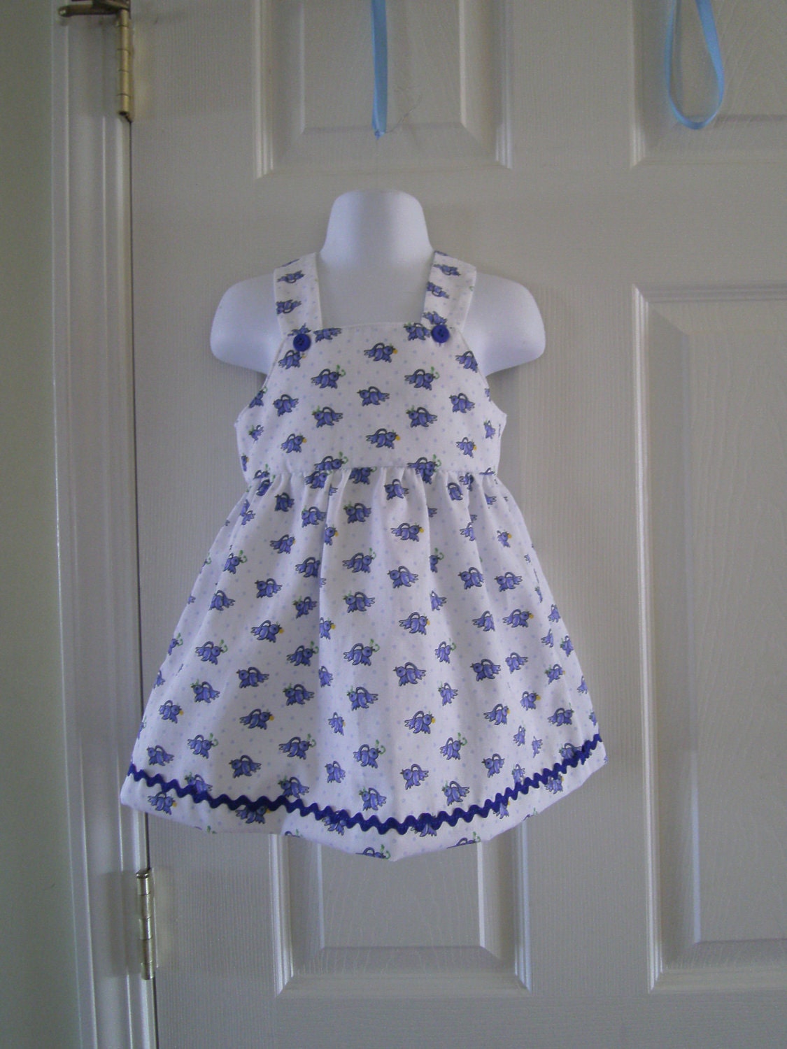 Sundress, Easter,Bluebirds,Newborn-Toddlers