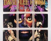 DAVID LEE ROTH Coasters and Bowl from Eat 'em and Smile Record Album
