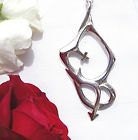 Silver Diamond Jubilee Hallmarked Lovers Loop Pendant