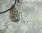 Energize My Inspiration - Jasper Pendant Necklace - Reiki Infused - Centering and Grounding Energy - Bare Essentials Jewelery Line - 3946