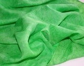Waldorf Playilk 35 inch Hand Dyed Waldorf, Green Grassy Knoll