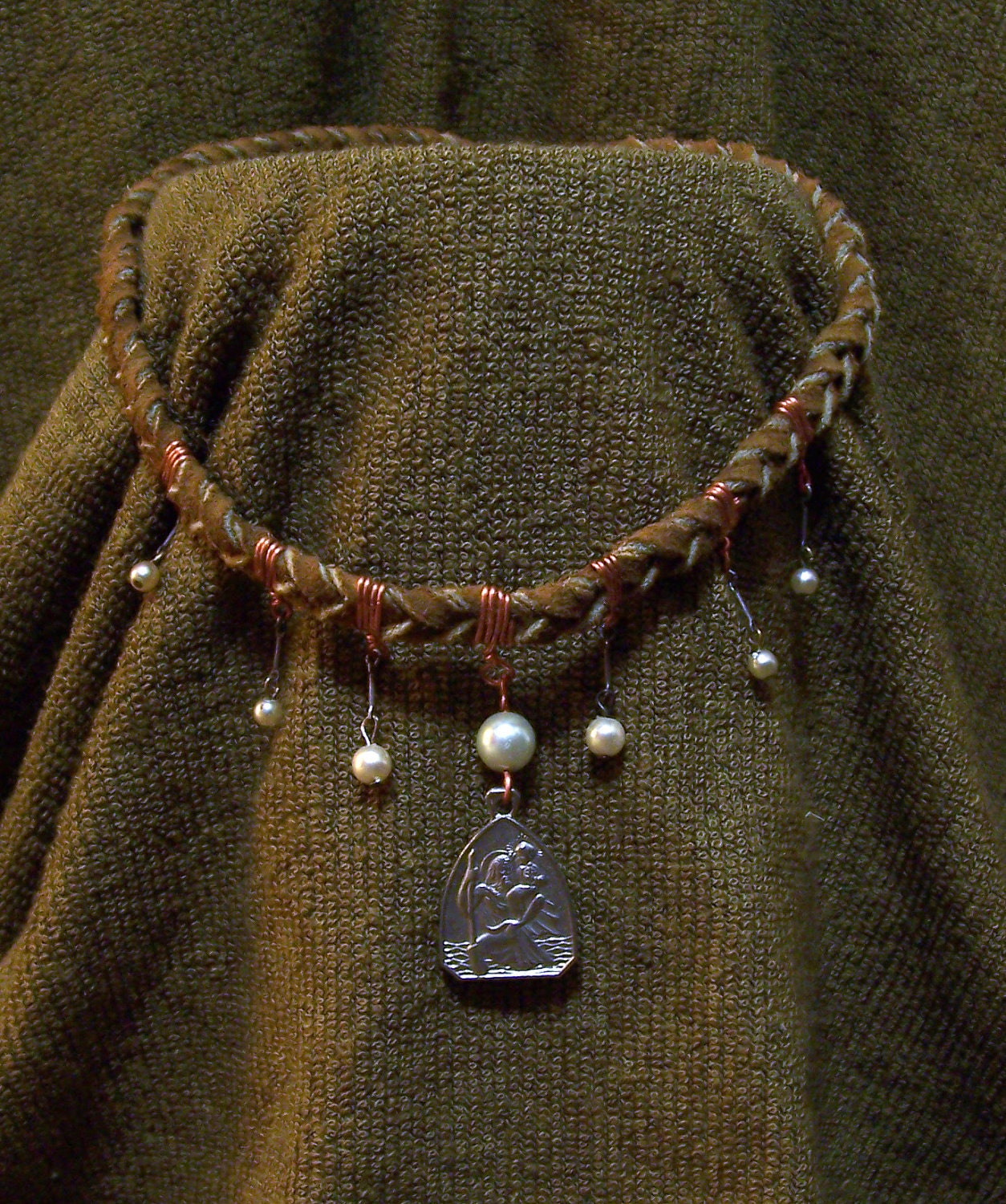 Traveler's Necklace w/pearl