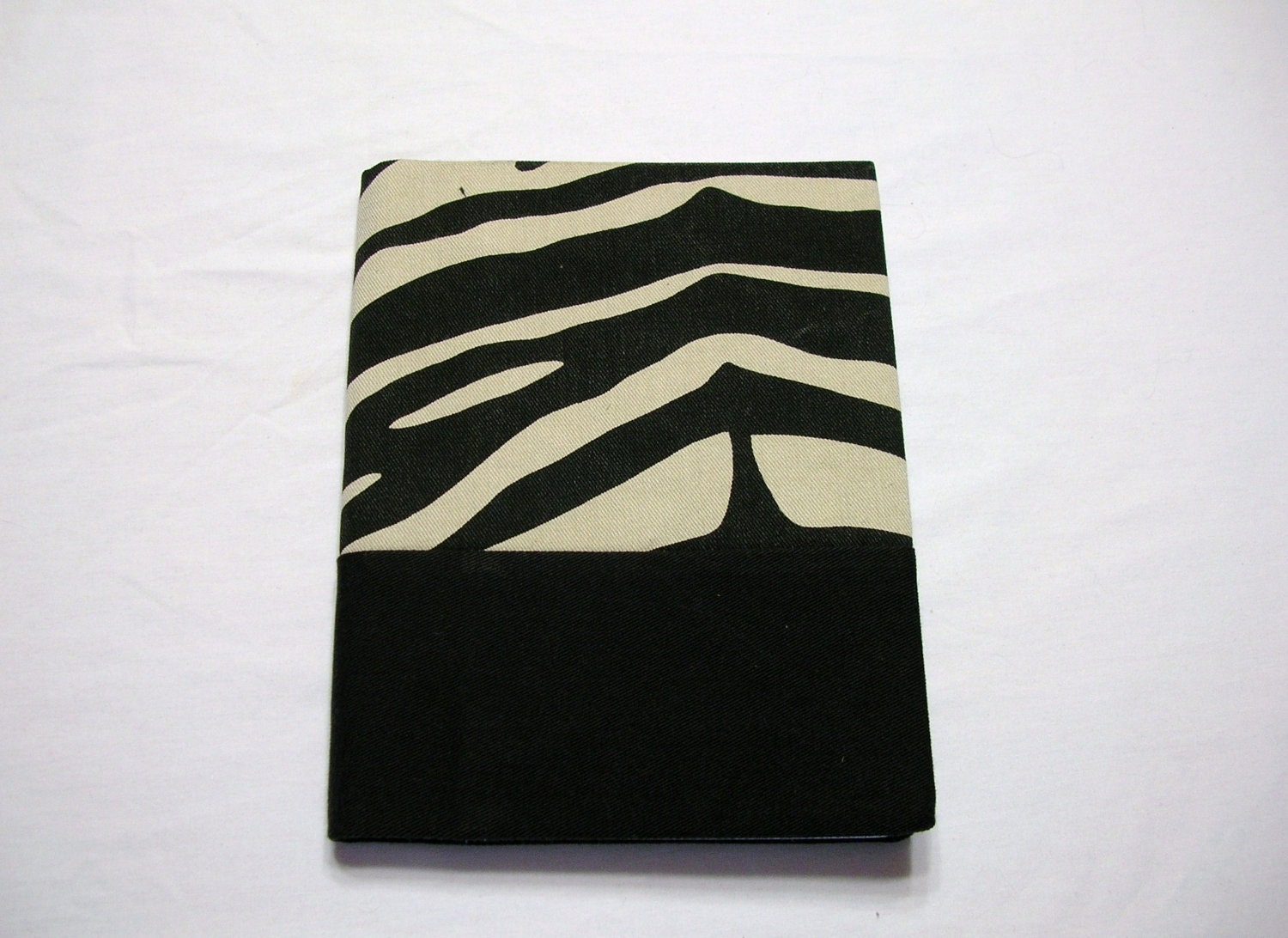 Fabric Covered Journal in Zebra Print - LittlestSister Fabric Covered Journal in Zebra Print - LittlestSister