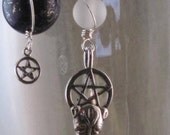 Bast Pentacle Earrings (no.270)