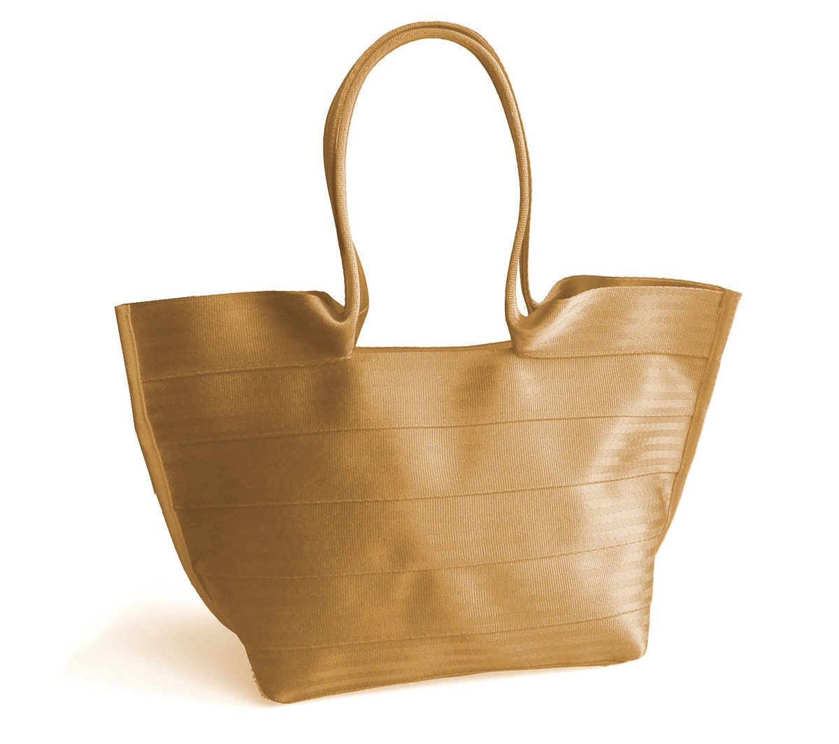 The Tilde Bag in Beige - Seatbelt Purse - Shoulder Bag / Handbag / Vegan / Cream