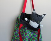Eco-Friendly Apple  Canvas Fabric Book Bag