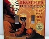 Brother Thelonious - Recycled North Coast Brewing Double Light Switch Cover
