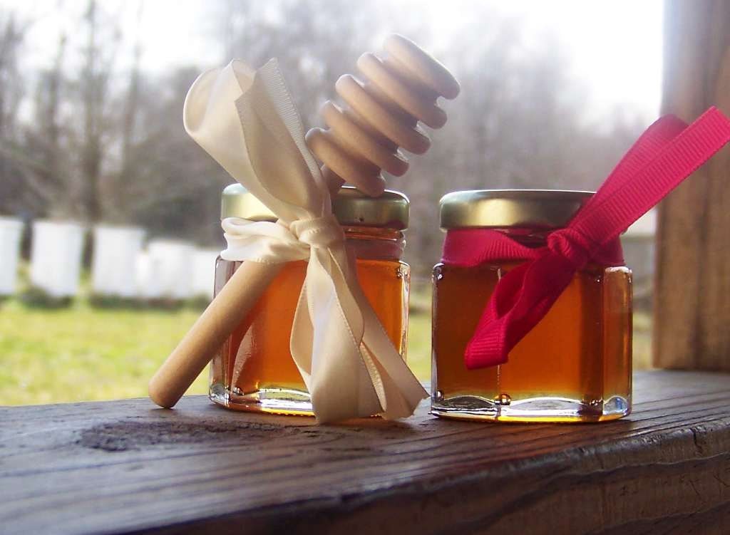 Wedding Favors, 12 Raw Wildflower Honey 2oz Jars, Raw Honey, Medicinal, Tennessee Wildflower