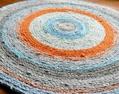 Rag Rug Custom Made for You in Your Colors - 4 feet