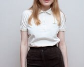 vintage ROLEX polo / novelty rich lady shirt / S-M