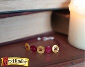 Hogwarts House Button Bracelet (Gryffindor/Ravenclaw/Hufflepuff/Slytherin)