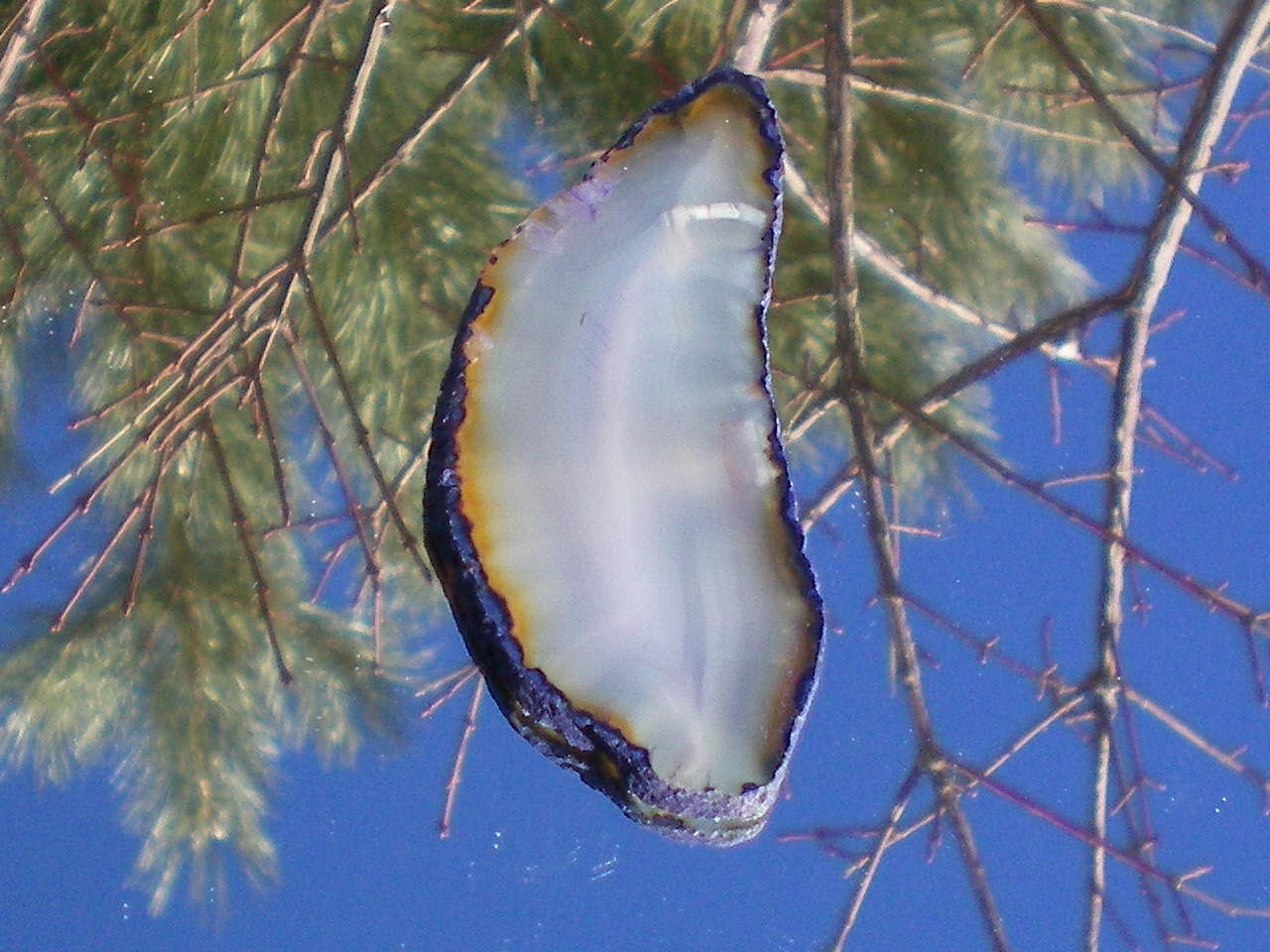 Purple & Translucent Agate