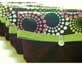 Purple bags and purses: Bridesmaid Clutch Purse Wedding Party Bag Set 8 Design Your Own Handmade Pouch Kindlle Make Up tagt team
