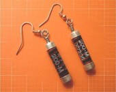 Vintage Resistors Earrings Stripes Handmade Geek Jewelry