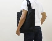 SIGNOR in Black - Tote / Double Straps Shoulder Bag