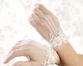 Buy 1 get 1 sale -lace gloves - bridal gloves with vintage beaded lace