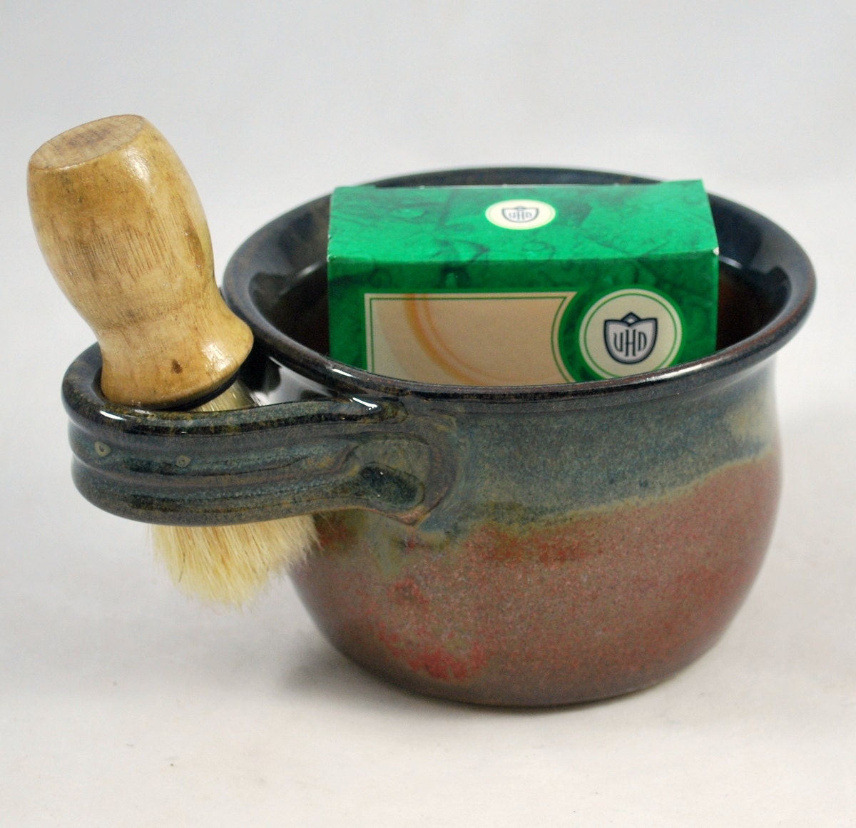 Men's Shave Mug, Gift for Him Wheel Thrown Stoneware Pottery