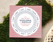 Elliptical Calendar Save the Date