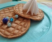 Felt Waffles and Whipped Cream Pattern & Tutorial