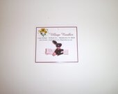 Easter Hair Clip, Chocolate Bunny,