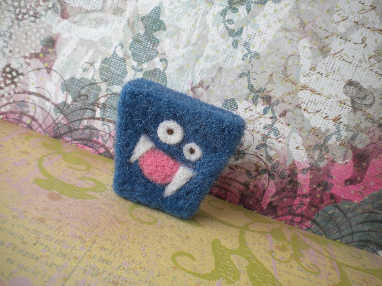 Sparky -Needle Felted Not-Me Monster