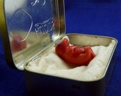 Baby Rat in Altoid Tin- Original Mixed Media Rodent Sculpture