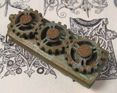 Steampunk USB with 3 Gears and with Rusted Box 16 GB - Bundle and Save