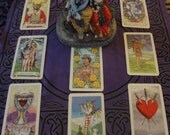 Preparing for Love Tarot Reading - Basic 8 Card Spread (via Typed Email)
