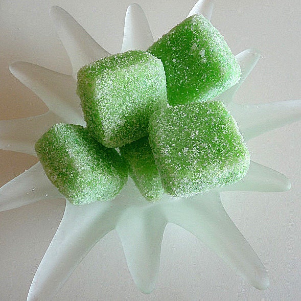 Sugar Scrub Cubes - Rosemary Lemongrass - Exfoliating and Moisturizing with Unrefined Shea Butter