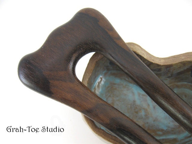 Zircote Wood Lilli Mermaids Tail Hair Fork Grahtoe