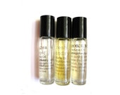 3 Perfume Oils  - Dragon Tea Wood Amber Sandalwood Pink Sugar Blue Floral Spicy ETC-see listing details  Alcohol-free -Choose Scents