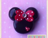 Classic Minnie Mouse bead/charm/bow center