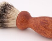 Amboyna Burl Wood 28mm Silvertip Badger Shaving Brush (Handmade in USA)