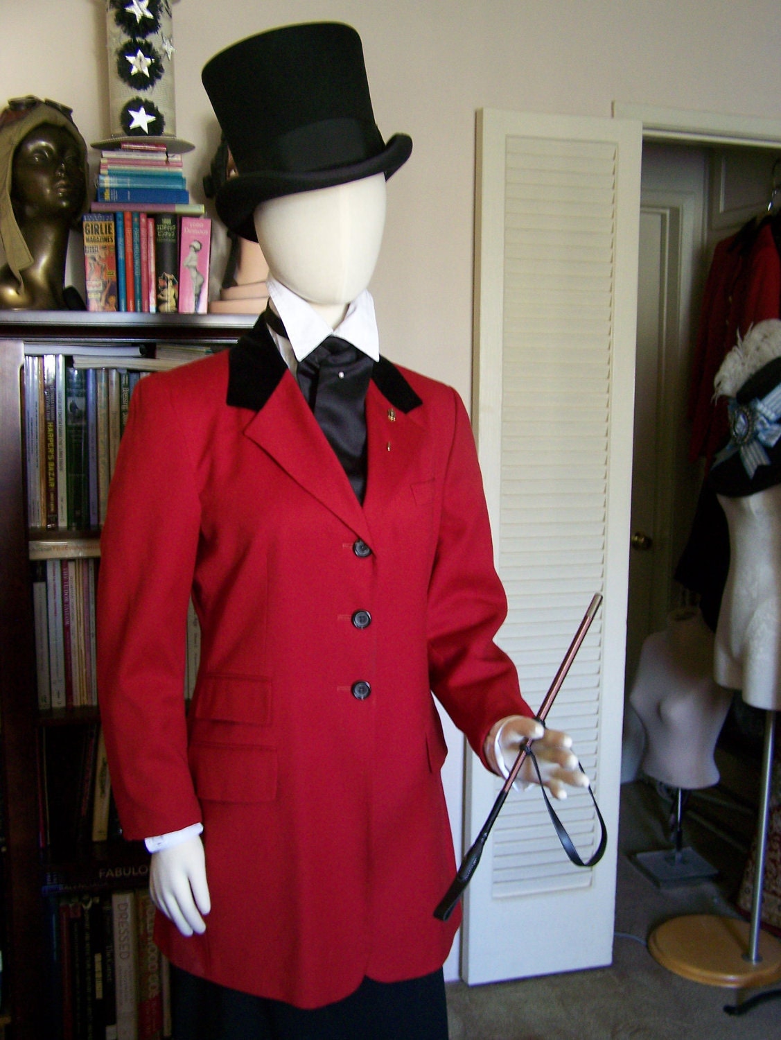Edwardian Hunting Outfit Riding Habit Size 8 Medium/Large- Downton Abbey, Titanic, Victorian - finnmoxa